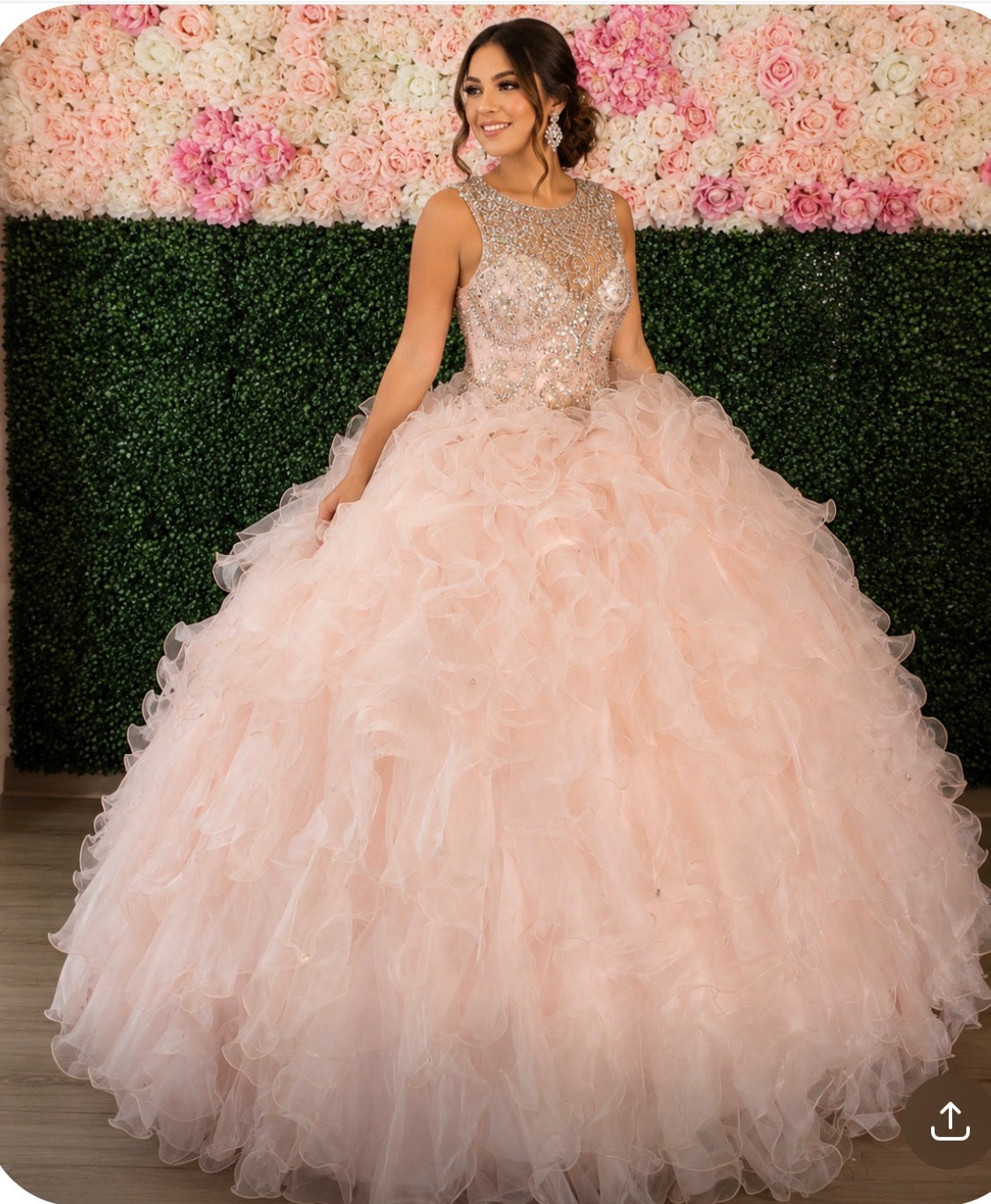 Blush Princess Quinceañera Ball Gown